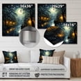 thumbnail image 4 of Designart "Blue Canal Dramatic Canals High" Canals Metal Wall Decor, 4 of 5