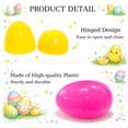 thumbnail image 6 of Fillable Plastic Easter Eggs 30 Pack 2.3 Inch Bright Color Assortment For Easter Egg Hunt Party Favors And Surprise Fillers, 6 of 7