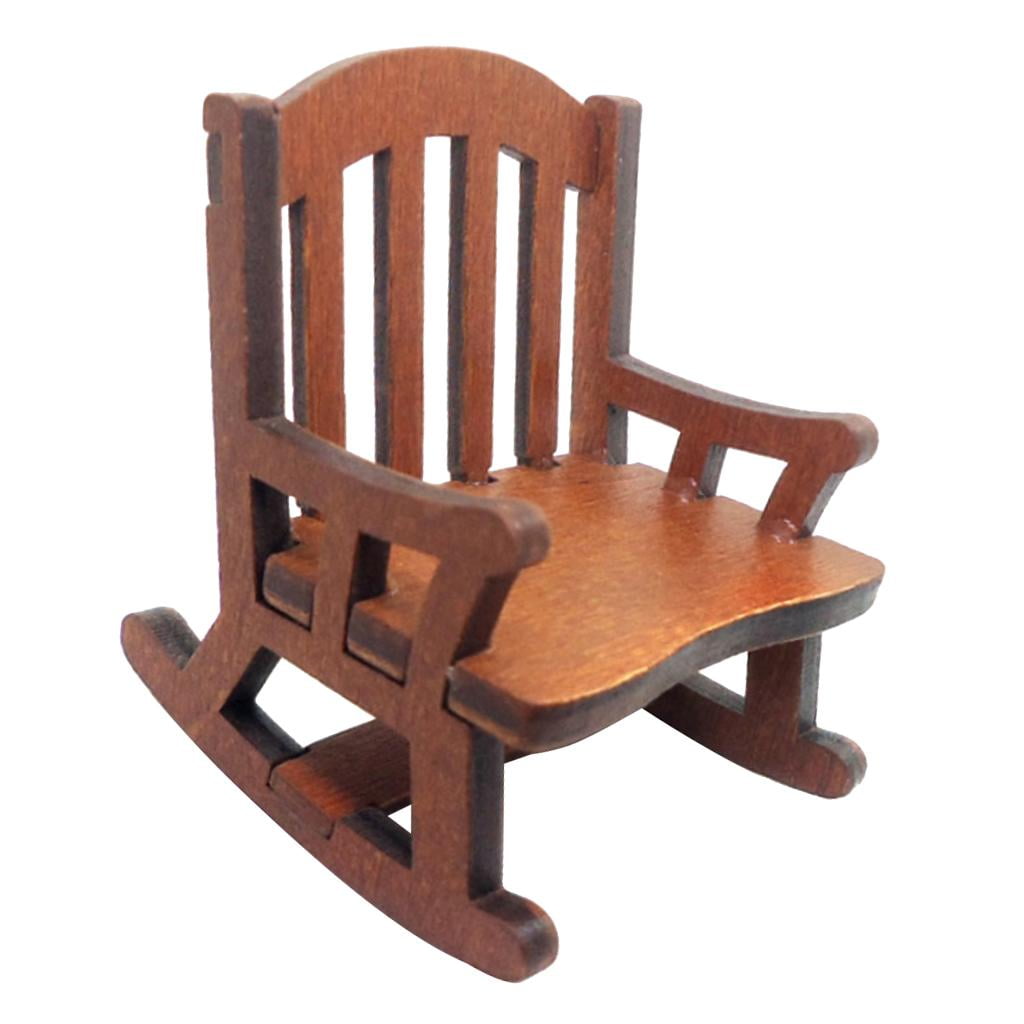 Wooden doll rocking chair sale