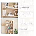 thumbnail image 4 of Librero Bluelander, Estante Organizador con 6 Compartimientos, Café Claro, 4 of 5