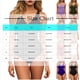 thumbnail image 3 of Trajes de baño para mujer, traje de baño de bikini de tirantes sin espalda de color liso para mujer, conjunto de bikini con bloques de color y hombros descubiertos, trajes de baño para mujer, trajes d, 3 of 8