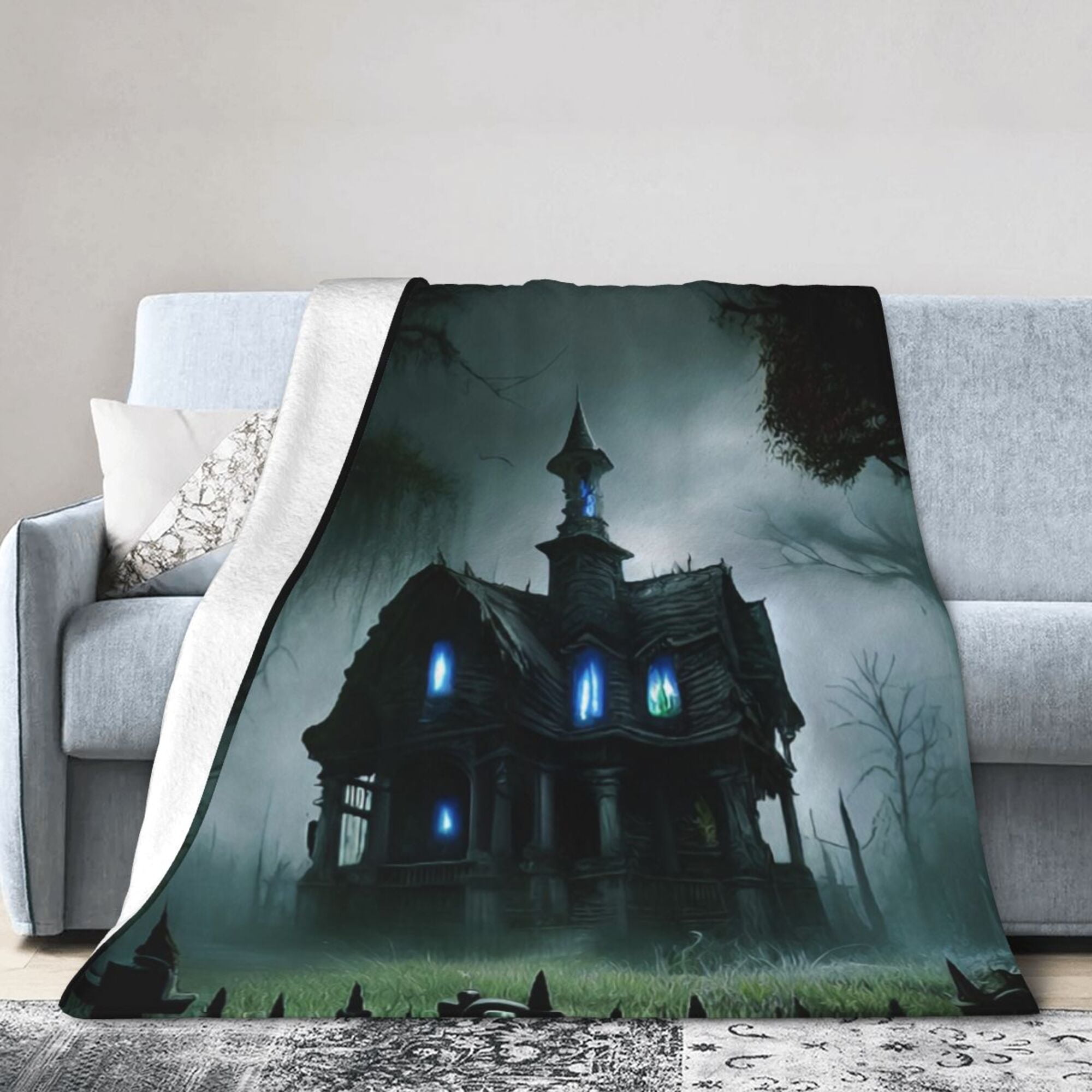 Haunted Fashion Quilted Blanket NCU0TH1541