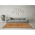 thumbnail image 3 of Ahgly Company Indoor Rectangle Abstract Brown Modern Area Rugs, 7' x 10', 3 of 4