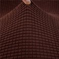 thumbnail image 3 of Corduroy Scandinavian Dining Room Chair Covers, Armless Chair Slipcovers Shell Chairs Covers Removable Washable for Kitchen, Bedroom, Living Room (Coffee Brown,2 PCS), 3 of 8