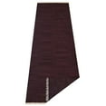 thumbnail image 2 of Rugsotic Carpets Eco-Friendly Woven Hand Woven Kilim Flat Weave Plum Solid Area Rug, 3'x13' Runner, Antimicrobial, 2 of 5
