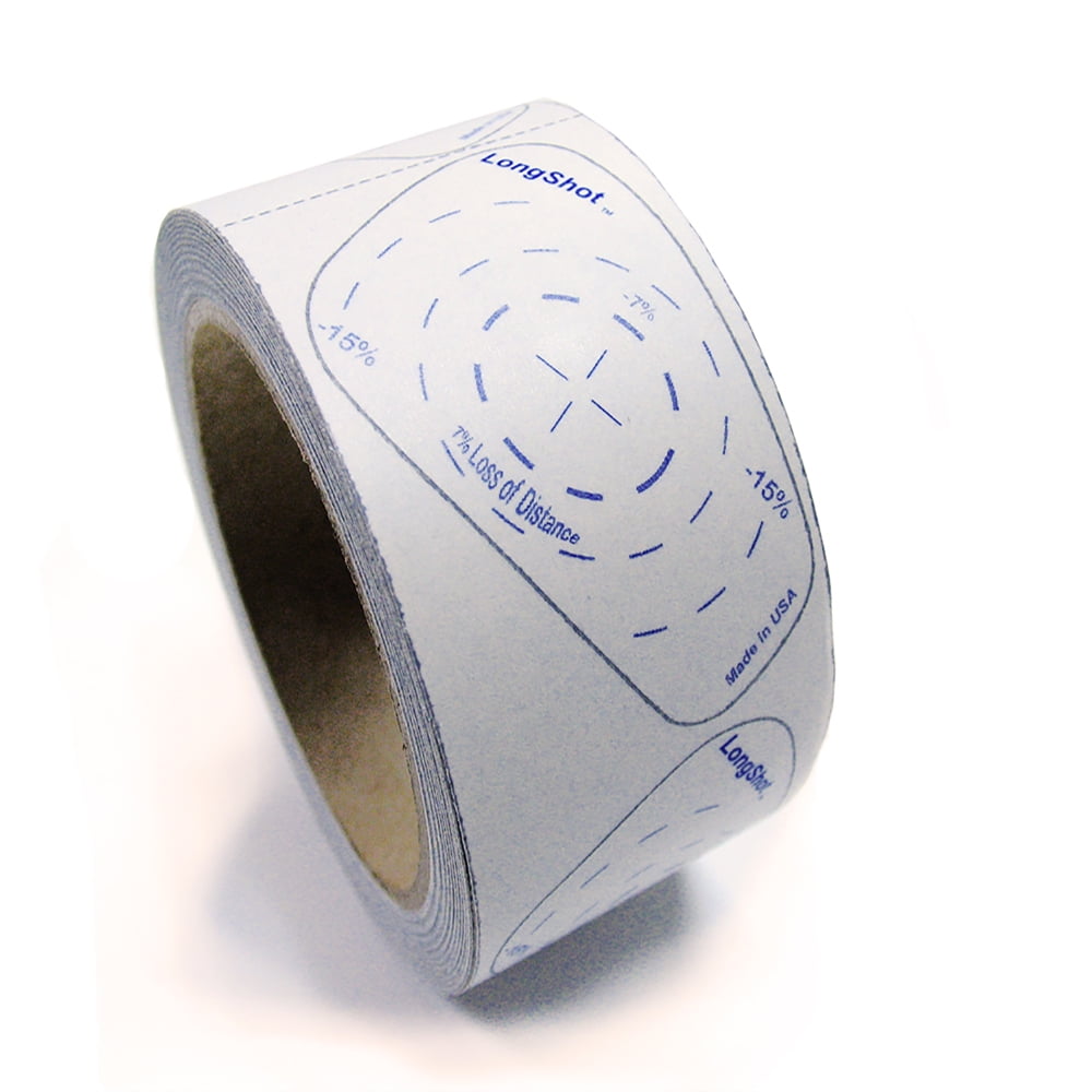 LongShot Golf Impact Label Roll - 200 Oversized Iron Labels