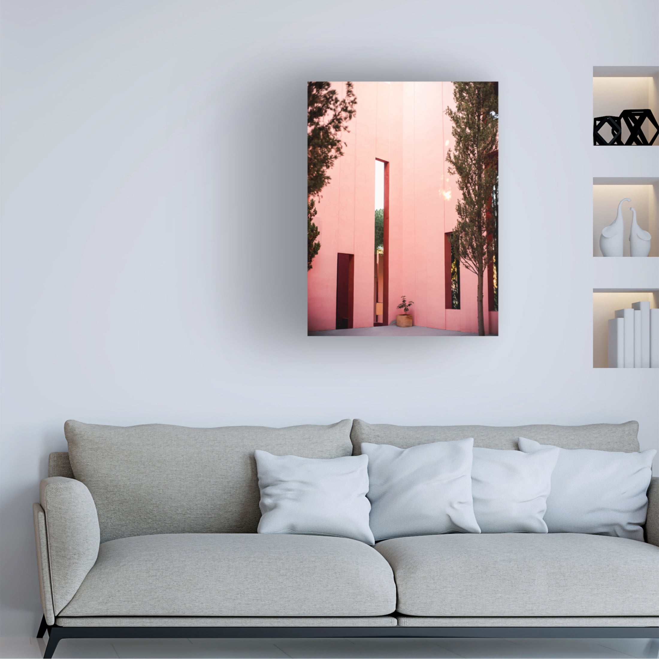 Trademark Fine Art Raisa Zwart Muralla Roja Canvas Wall Art