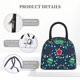 thumbnail image 4 of Fotbe Christmas Bolsa de Almuerzo con Estampado, Lonchera Aislada, Contenedor de Comida Reutilizable Tipo Cooler a Prueba de Fugas, 4 of 6