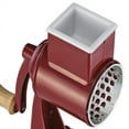 thumbnail image 3 of Zassenhaus Classic Drum Grater Manual Stainless Steel with Suction Base 17.8 In Red, 3 of 6