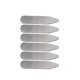 thumbnail image 3 of 6 uds cuello bordes lisos Metal múltiples opciones de tamaño camisa de vestir mujeres hombres 50 mm x 10 mm x 08 mm jinwen Estancias de cuello, 3 of 8