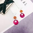 thumbnail image 3 of Drop Earrings Decorative Heart Loop Triangle Star Pendant Wooden Earrings Dangle Earrings, 3 of 4