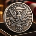 thumbnail image 6 of Celebrating The 250th Anniversary Of The United States 2D Flat Acrylic Printing Of The 250th Anniversary Medal Of The Founding Of The United States, 6 of 8