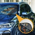 thumbnail image 3 of Qxltty Cute Fox Pattern Car Windshield Sunshades Foldable UV Rays Sun Visor Protector Keep Your Vehicle Cool 55×27.6in, 3 of 8
