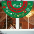 thumbnail image 2 of NSESSHome Merry Christmas Fan Flag Santa Claus Patch Bunting Flag Christmas Snowman Half Fan Banner Xmas Party Decoration, 2 of 5