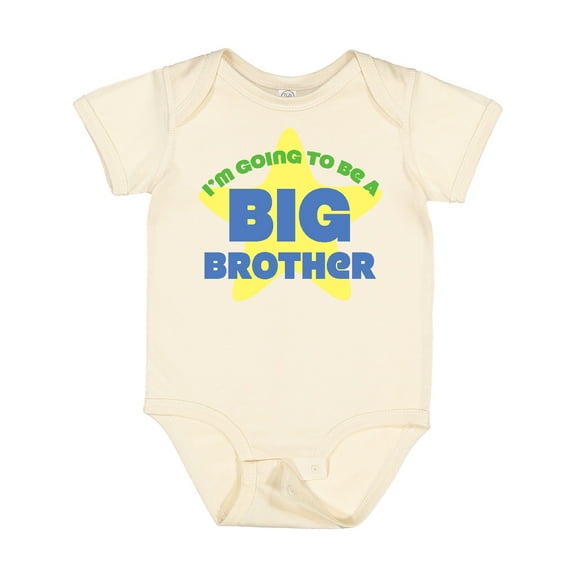 Inktastic I'm Going to Be a Big Brother Boys Baby Bodysuit