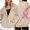 Khaki, variant on NinXxx Women's Cancer Awareness Zip Up Hoodie Pocket Drawstring Casual Sweatshirt Light Blue XXL
