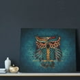 thumbnail image 3 of Zufioo Owl In Blue Print Canvas Decorative Painting with Solid Wood Frame Art Decoration, Suitable for Home and Office Wall Decoration, 3 of 6