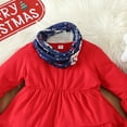 thumbnail image 4 of REgarm Christmas Outfits Toddler Girl Long Sleeve Shirt Dress Flared Pants Bell-Bottom Kids Toddler Fall Winter Outfit Set (Red,4-5 Years), 4 of 7