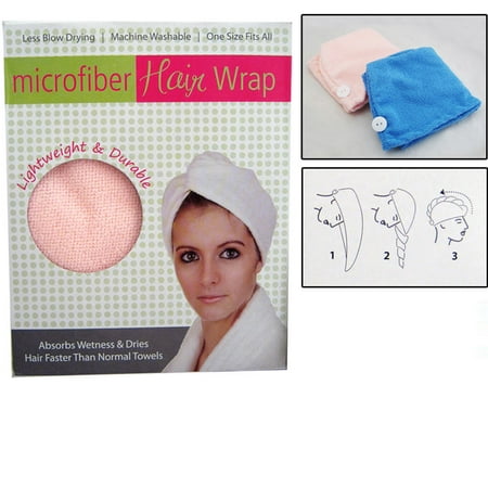 Bath Hair Wrap Towel Microfiber Drying Spa Head Cap Turban Wrap Twist Dry (Best Hair Towel Turban)