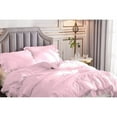 thumbnail image 4 of DNG Creations 1 Piece Vintage Ruffle Pattern Comforter Set Premium Ultra Soft 550 GSM All Season ( Oversized Queen Size ) 100% Egyptian Cotton Solid Baby Pink Colour, 4 of 8