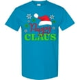 thumbnail image 3 of Inktastic Pappy Claus with Christmas Santa Hat and Snowflakes T-Shirt, 3 of 5