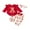 Red, variant on BemeyourBBs Newborn Baby Girl Boy My First Girl Valentines Day Outfits Ruffle Long Sleeve Crew Neck Bear Print Romper Pants and Headband Cute Spring Clothes