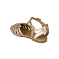 thumbnail image 3 of Little Angel Britt-733E New Girl PU Round Toe T-Strap Gladiator Ankle Strap Flat, 3 of 5
