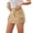 Khaki, variant on Clossjun High Stretchy Denim Cargo Skort for Women, High Waist, Casual Mini Y2K Jean Skirt Shorts with Pockets