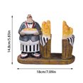thumbnail image 3 of BKER Chef Statue Resin Italian Chef Kitchen Decoration With Welcome Board Decoration Chef Welcome Sign Suitable For Home Bars Restaurants Coffee Shops, 3 of 4