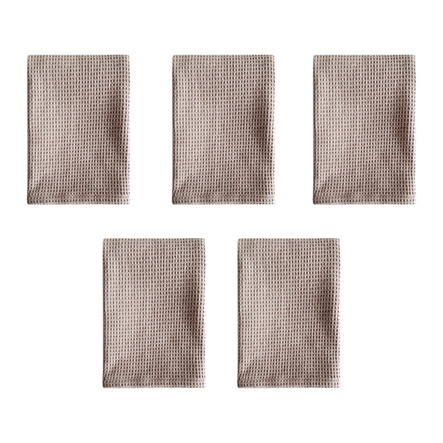 5 paños de cocina de algodón absorbentes de color puro para lavar platos, paños de cocina quitamanchas