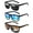 Black/Blue/Brown, variant on Polarized sunglasses for men and women, Mens Sunglasses Polarized UV protection Lightweight Sun Glasses for Driving Fishing Golf
