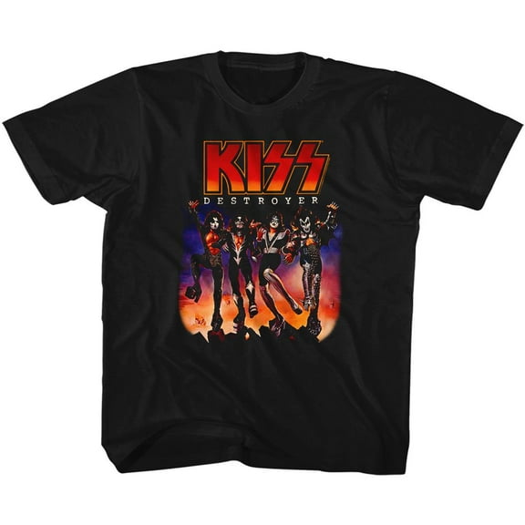 Kiss Destroyer Black Toddler T-Shirt