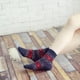 thumbnail image 5 of Calcetines de lana para mujer perfecl Azul oscuro, 5 of 8