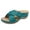 Blue, variant on Sandals for Women 2025 Open Toe Flat Shoes Cross Strap Breathable Sandals Casual Summer Beach Shoes