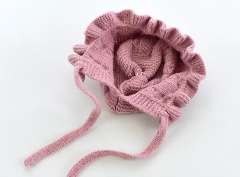 Abrigo Para Niña En Color Rojo Y Volantes - . Moda Infantil