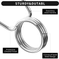 thumbnail image 3 of 4 Pieces 2 Inch Dumbbell Spring Collars Barbell Clamps Locking Collars Clips for Weightlifting Exercise Fitness Training Supplies, 3 of 6