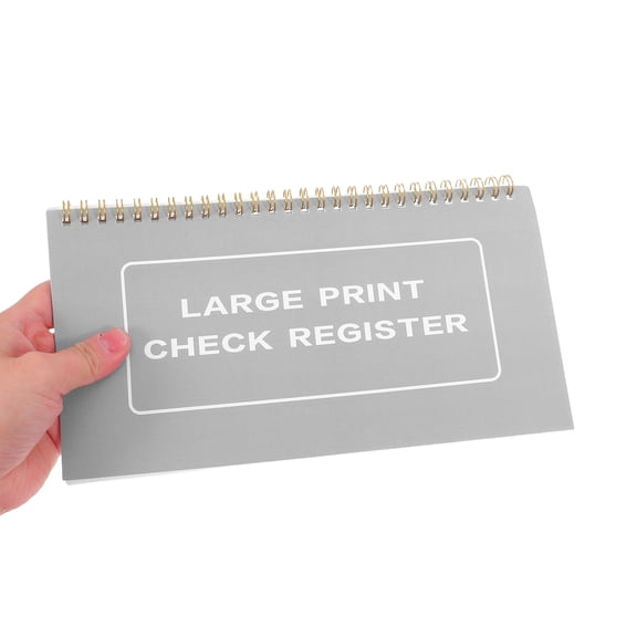 WEUVEB Check Register Accounting Adults Clear Forms 2pcs