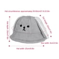 thumbnail image 4 of Birdeem Women's Cute Rabbit Ear Hat Plush Thickened Warm Fashion Bucket Hat, 4 of 12