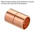 thumbnail image 4 of Unique Bargains 10mm Straight Copper Pipe Coupling Connecting Adapter Solder Connection for Plumbing 2 Pack, 4 of 5