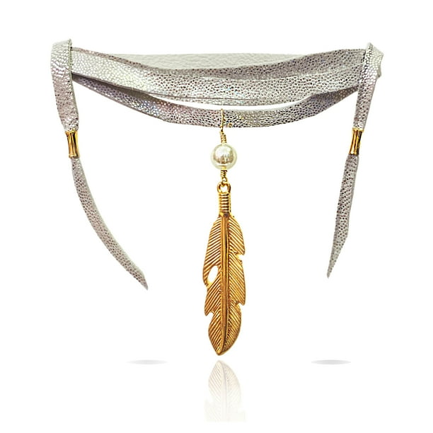 VANGANIA gargantilla boho chic con perla regalo mujer collar accesorios
