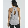 thumbnail image 3 of Real Essentials 5 Pack: Women's Crossback Keyhole Open Back Workout Tank Top Dry-Fit Sleeveless Yoga Gym (Available In Plus), 3 of 7