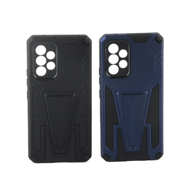 2 fundas para Samsung Galaxy A53 5G TPU a prueba de golpes protección total para viajes uso diario color negro y azul Nikou