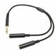 thumbnail image 5 of Conector macho estéreo de 6,35 mm a cable de enchufe hembra doble Cable divisor en Y de 6,35 mm de 1/4 pulgadas con enchufe chapado en oro de 11,8 pulgadas, 5 of 8