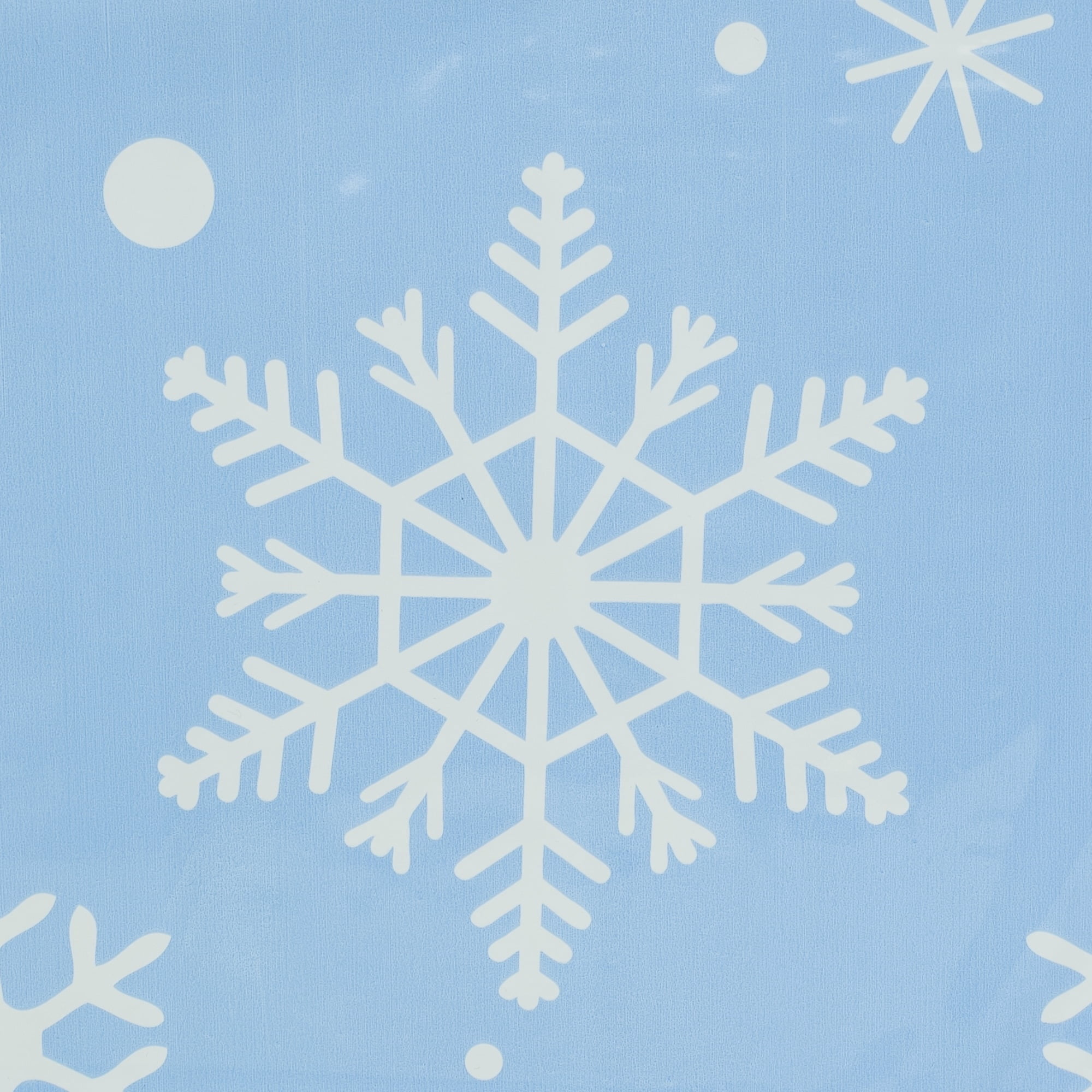 Snowflake Decorative Christmas Door Panel, Blue/White/Silver, 30" x 6', by Holiday Time