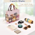 thumbnail image 5 of FORMRS Womens Corduroy Tote Bag Crossbody Shoulder Handbag with Pocket, Watercolor Jam, 5 of 7