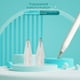 thumbnail image 2 of Adecuado para la punta del lápiz transparente Apple Pencil, punta del lápiz transformador, película de papel de segunda generación, punta de lápiz de repuesto resistente al desgaste, 2 of 4