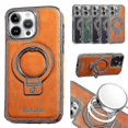 thumbnail image 1 of unique Luxury Leather Invisible Stand Phone Case For Iphone Case15/14/13 Pro Max, 1 of 5