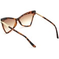 thumbnail image 4 of FEISEDY Fashion Women Cateye Sunglasses Retro Oversized Cat Eye Shades Chic Style T Sign B2649, 4 of 13