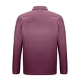 thumbnail image 4 of Blusa y camisa de manga larga con cuello vuelto para hombre, jersey con cremallera, color liso, solapa, blusa de manga larga con cuello vuelto, blusa para hombre, blusa de poliéster, 4 of 5