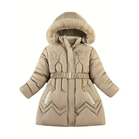 

EHQJNJ Girls Winter Coat Kids Toddler Baby Unisex Patchwork Spring Winter Cute Coat Hooded Padded Jacket Outwear Clothes Toddler Jacket Windbreaker 8-9 Years